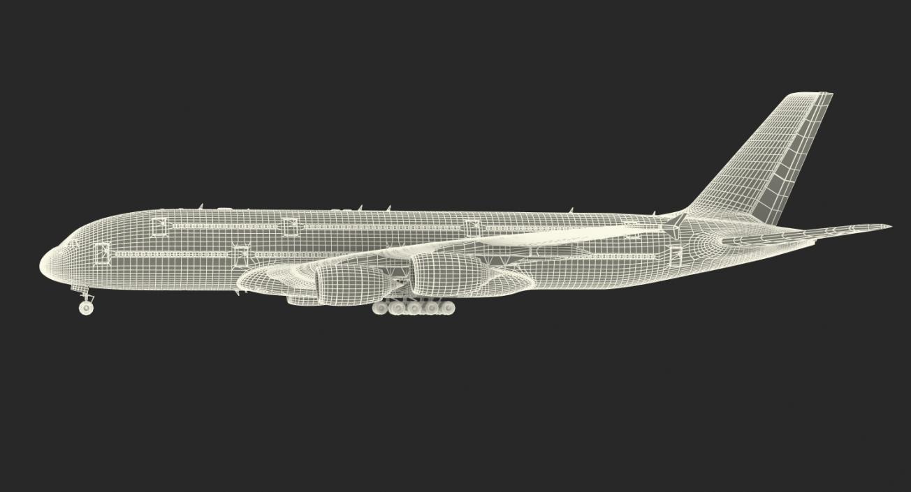 Airbus A380-1000 Air France 3D